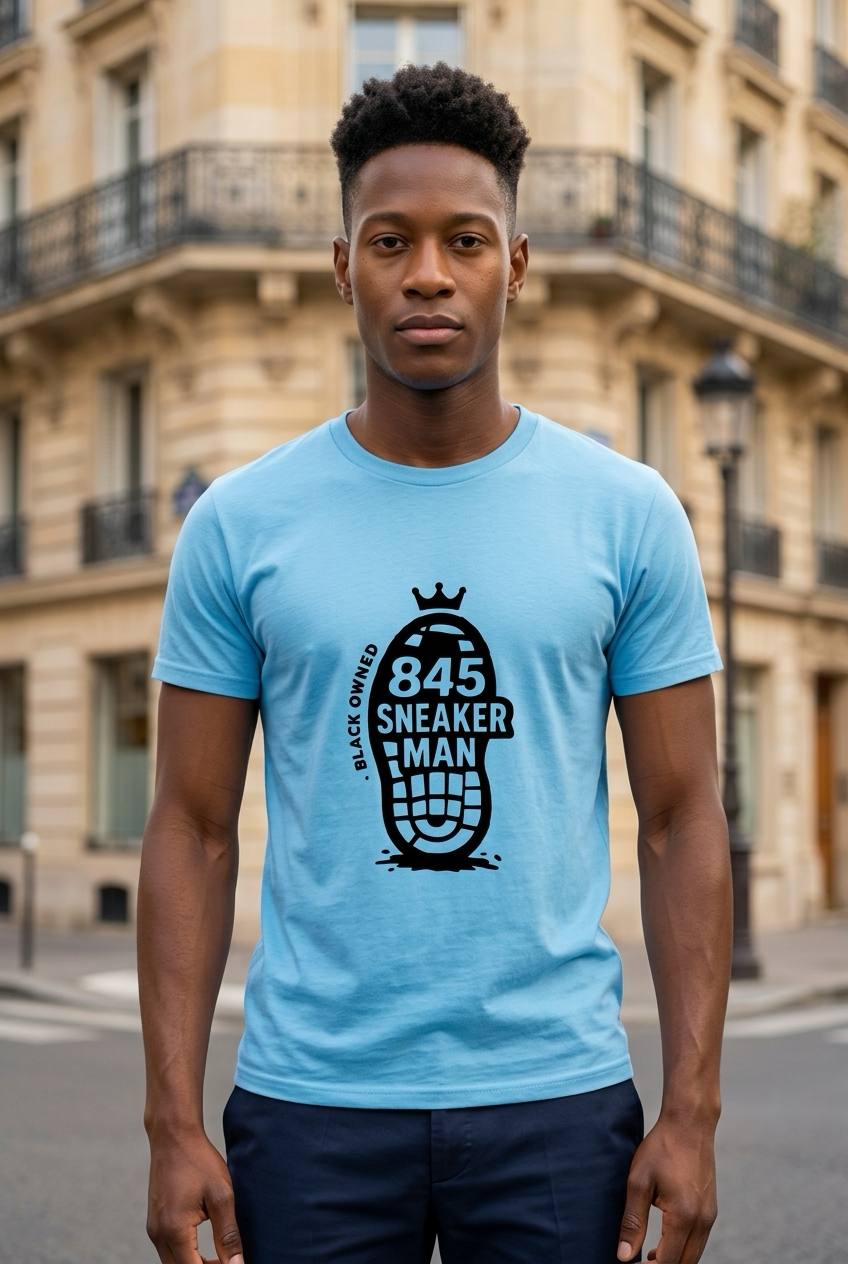 845 Signature Tee — Sky
